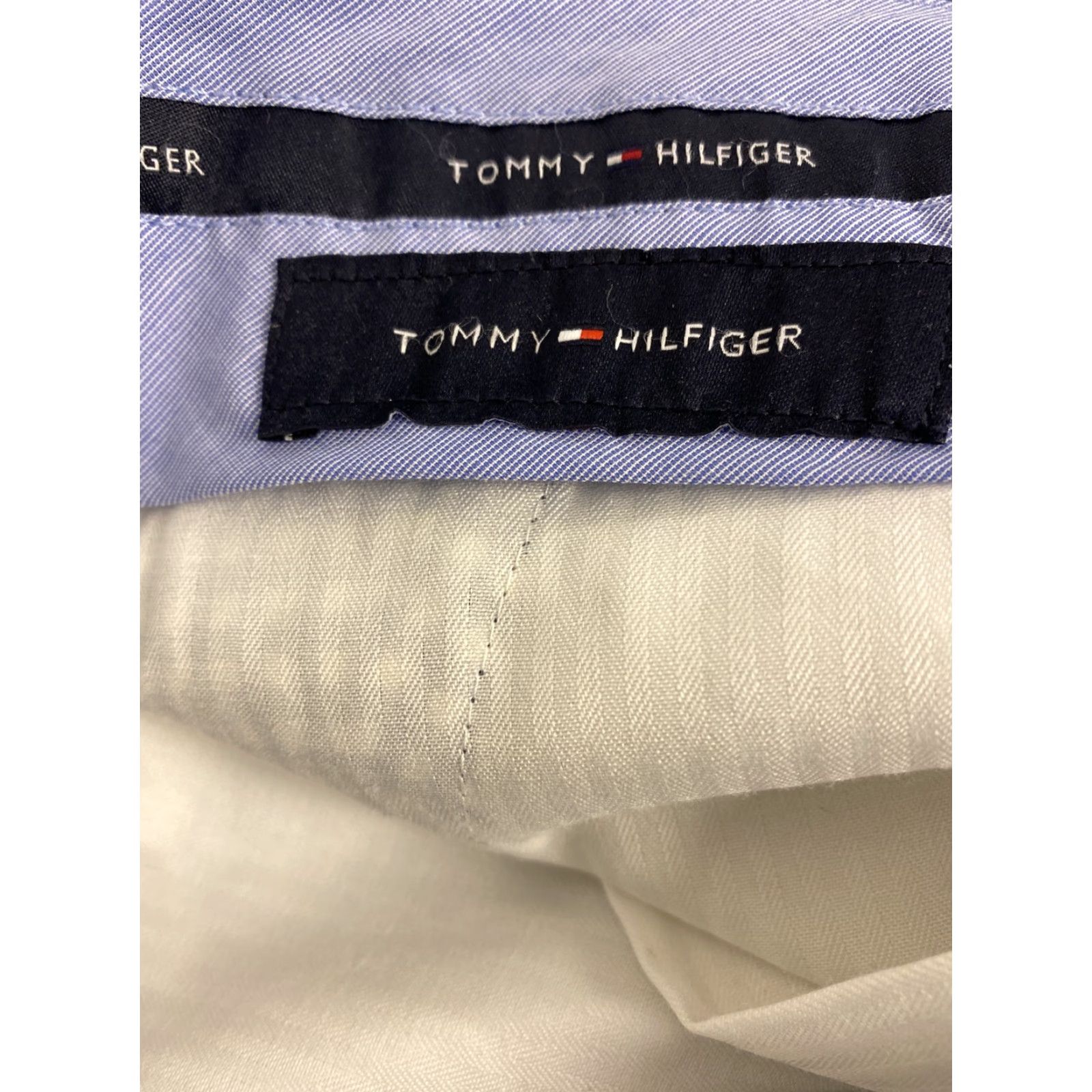 Tommy Hilfiger VINTAGE Tommy Hilfiger Pants Men Size 36 x 32 Check Cotton Chino Straight Spring Summer Beige Navy Size US 36 / EU 52 - 8 Thumbnail