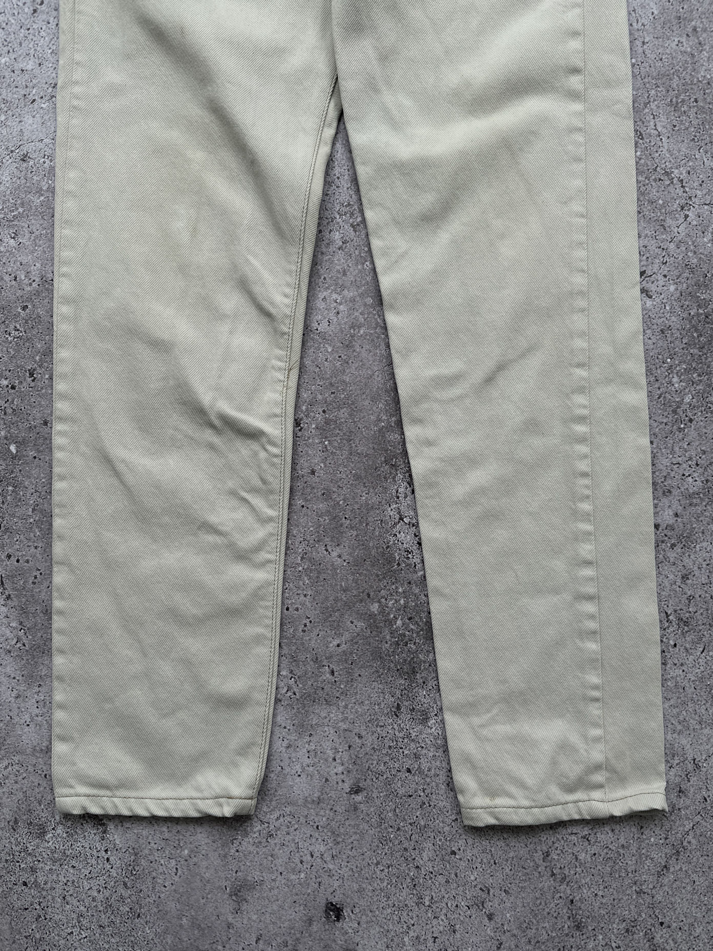Levi's Vintage Levi's Cream Denim Pants Jeans Size 27" / US 4 / IT 40 - 10 Thumbnail