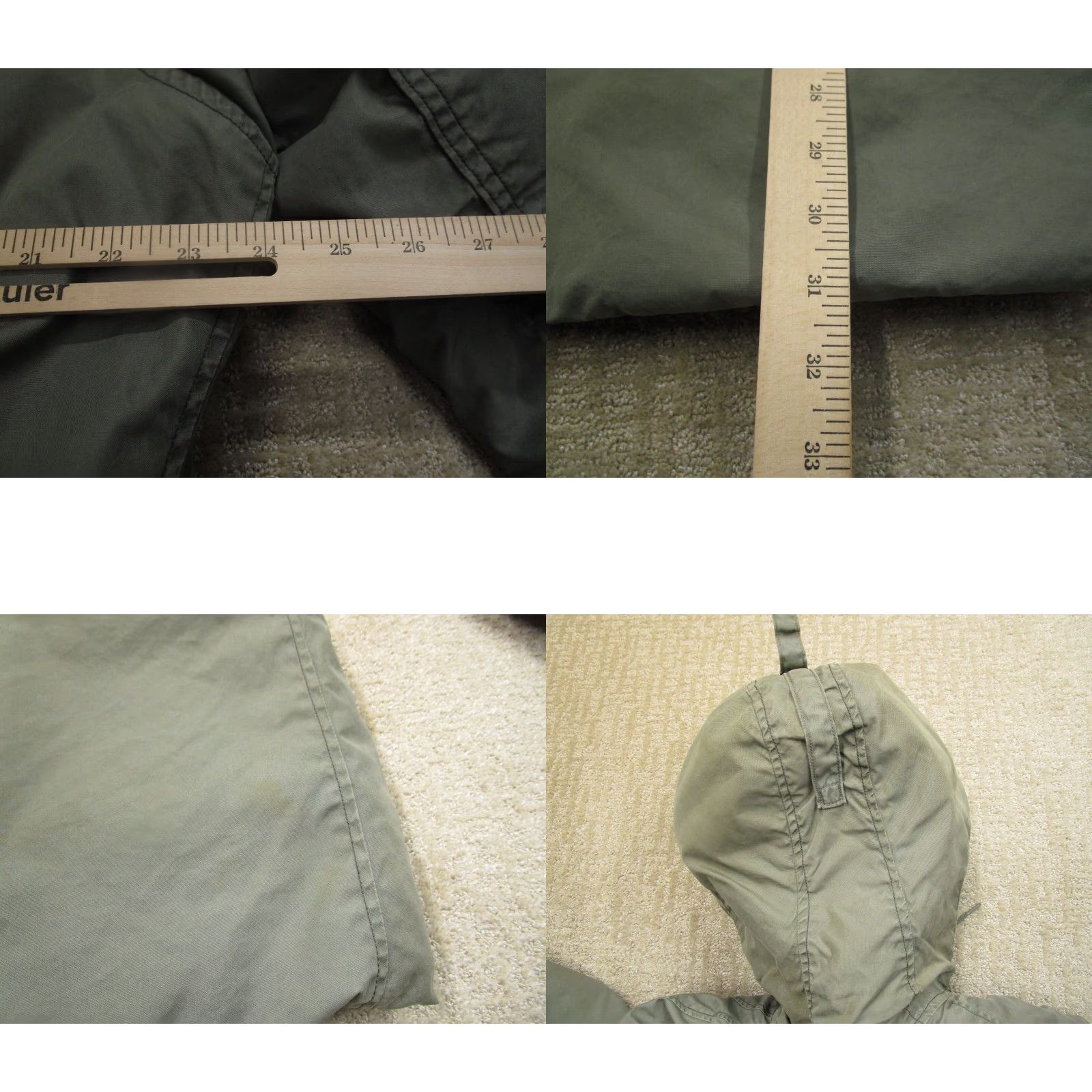 Vintage VINTAGE USAF Parka Coat Men M Green NF-3B Vietnam Military Fur Hood Winter Outdoor Army USA 60s 70s Size US M / EU 48-50 / 2 - 8 Thumbnail