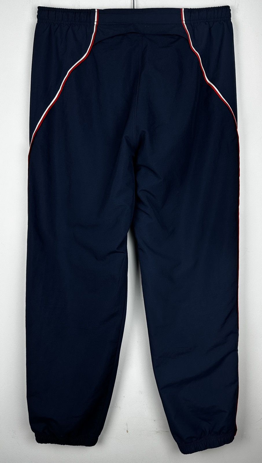Nike Nike Mini Swoosh Logo Nylon Stripe Track Pants Y2K Vintage Size US 34 / EU 50 - 2 Thumbnail