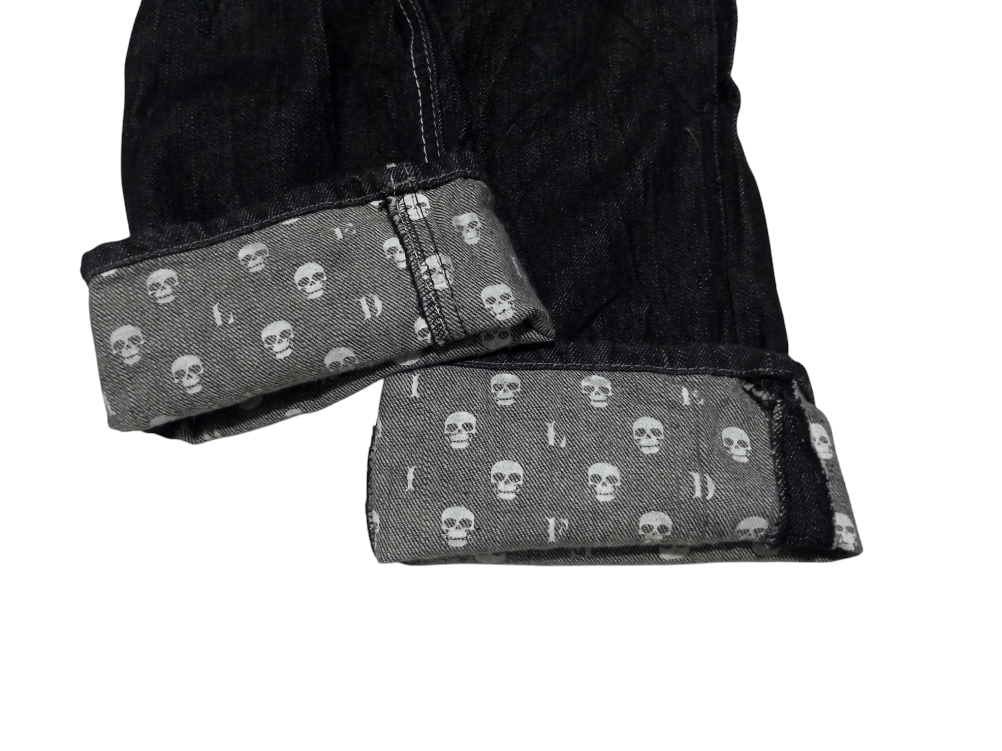 Hysteric Glamour Vintage mild life sklulls bones punk denim pants Size US 29 - 10 Thumbnail