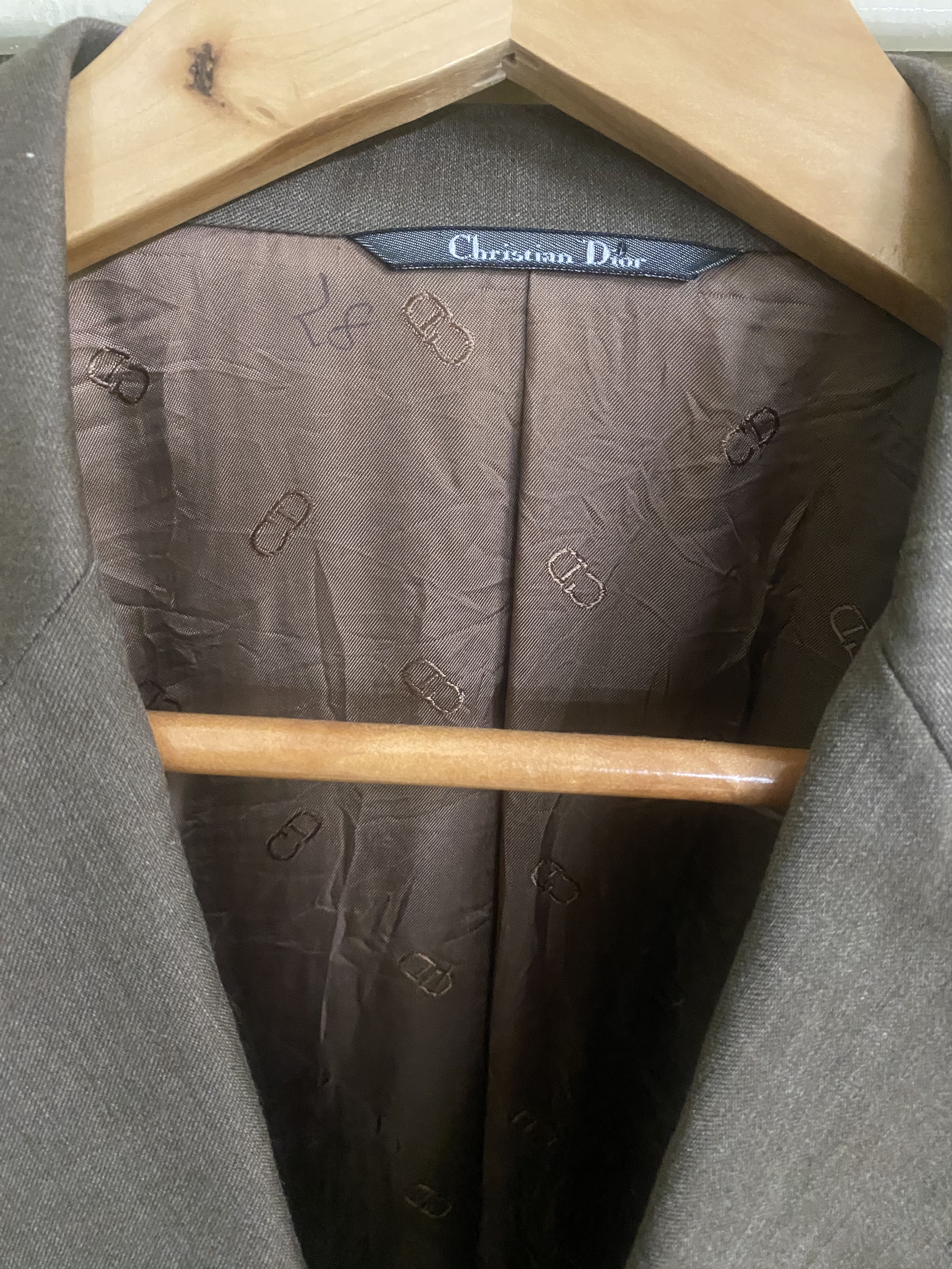 Dior CD Christian Dior 3 Button Mens Blazer Size 44L - 4 Thumbnail