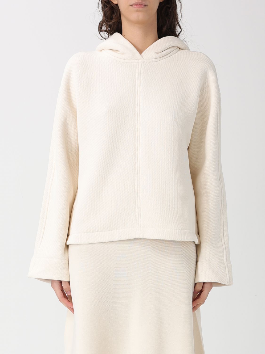 Max Mara Max Mara Sweatshirt Woman Ivory Size S / US 4 / IT 40 - 1 Thumbnail