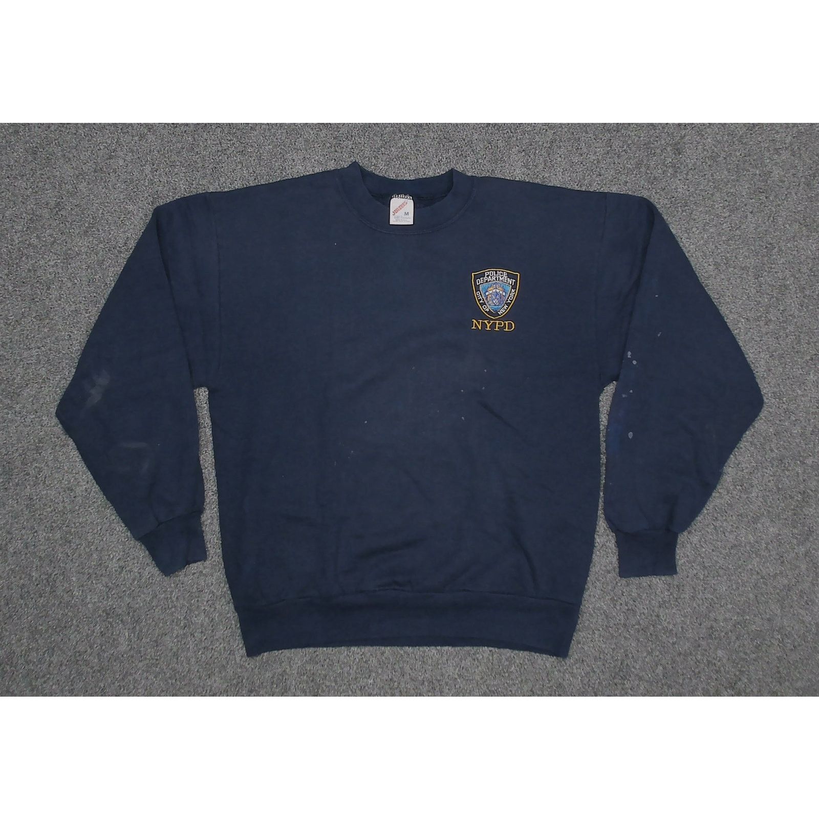 Jerzees VTG Jerzees Streetwear 90s Sun Faded Boxy NYPD Sweatshirt Size US M / EU 48-50 / 2 - 3 Thumbnail