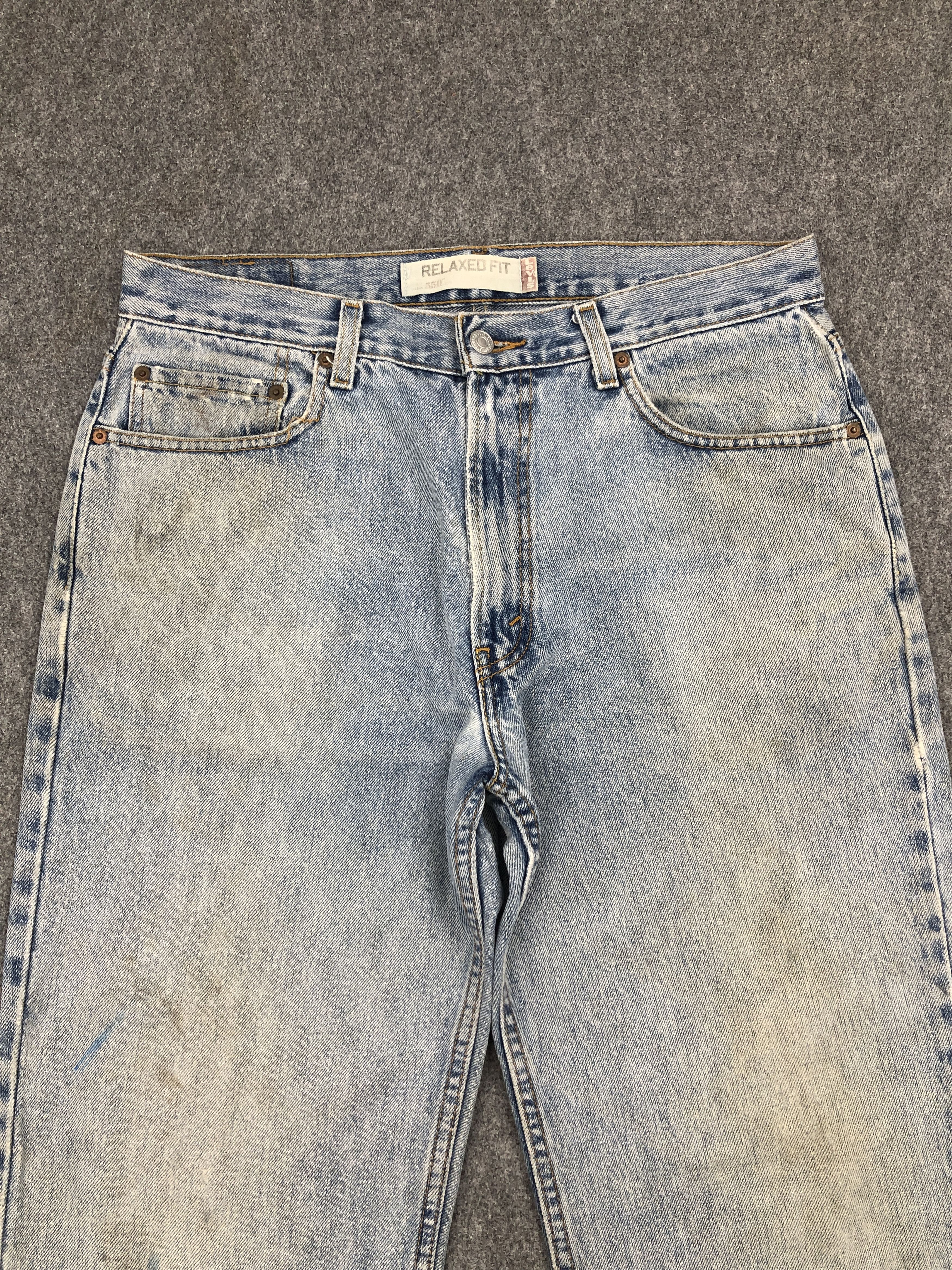 Levi's × Vintage Rusty Vintage Levis 550 Faded Blue Jeans Size US 34 / EU 50 - 2 Thumbnail