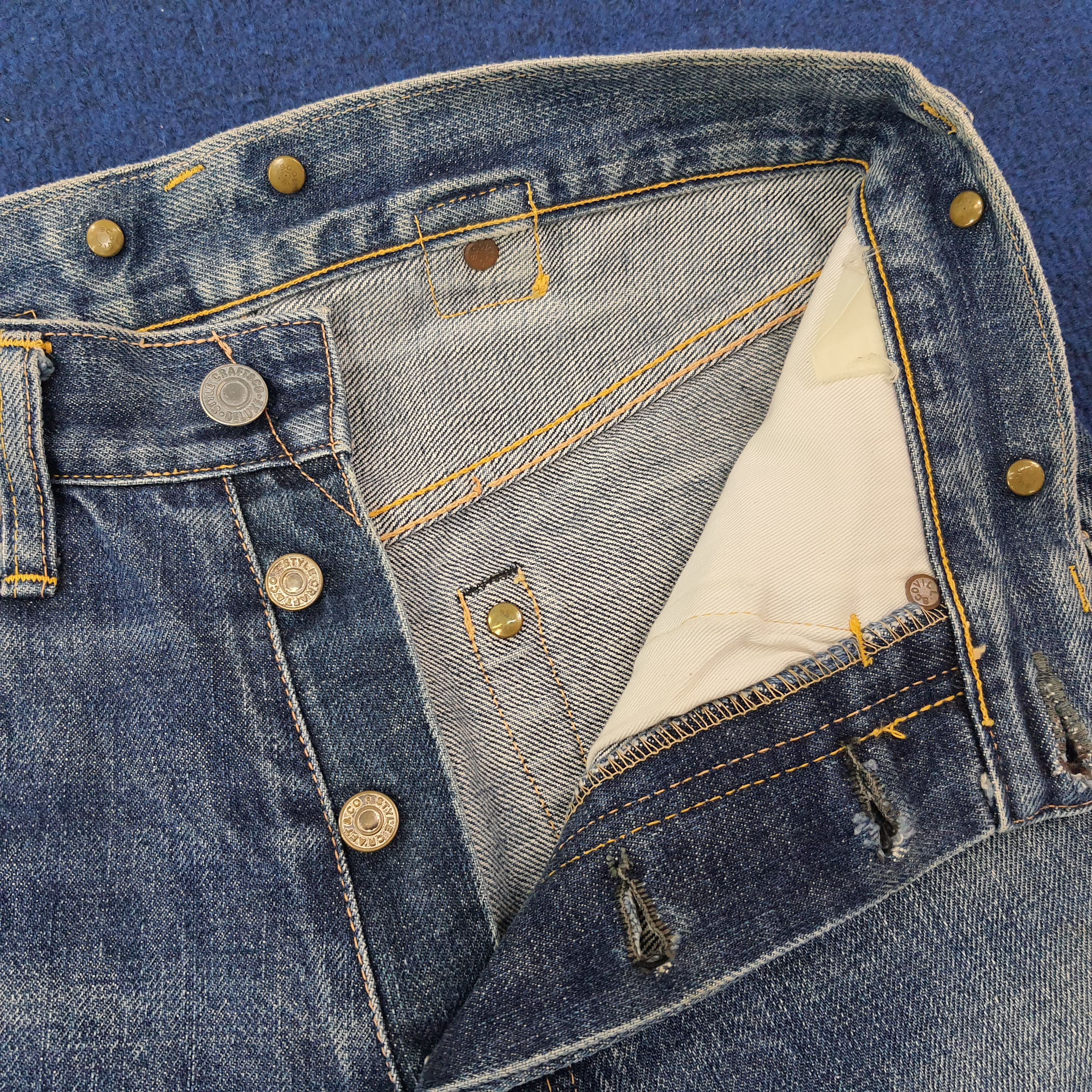 Evisu Vintage Evisu Japan Selvedge 3Q Custom Daicock Jeans C258N14 Size US 27 - 6 Thumbnail