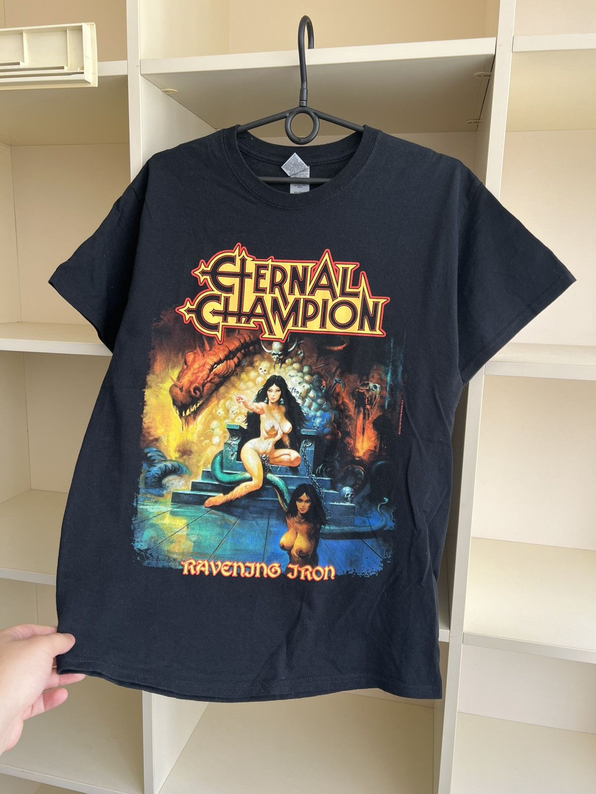 Band Tees Eternal Champion Ravening Iron Band T-Shirt Heavy Metal Size US M / EU 48-50 / 2 - 3 Thumbnail