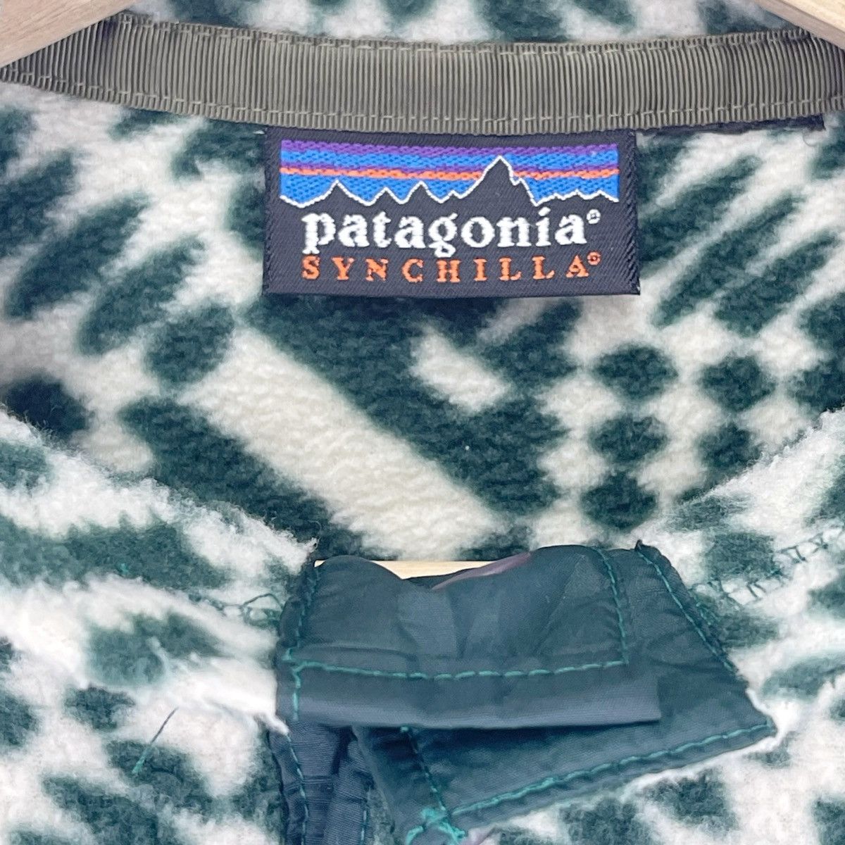 Native × Patagonia × Vintage 90’s Patagonia Aztec Fleece Size US M / EU 48-50 / 2 - 8 Thumbnail