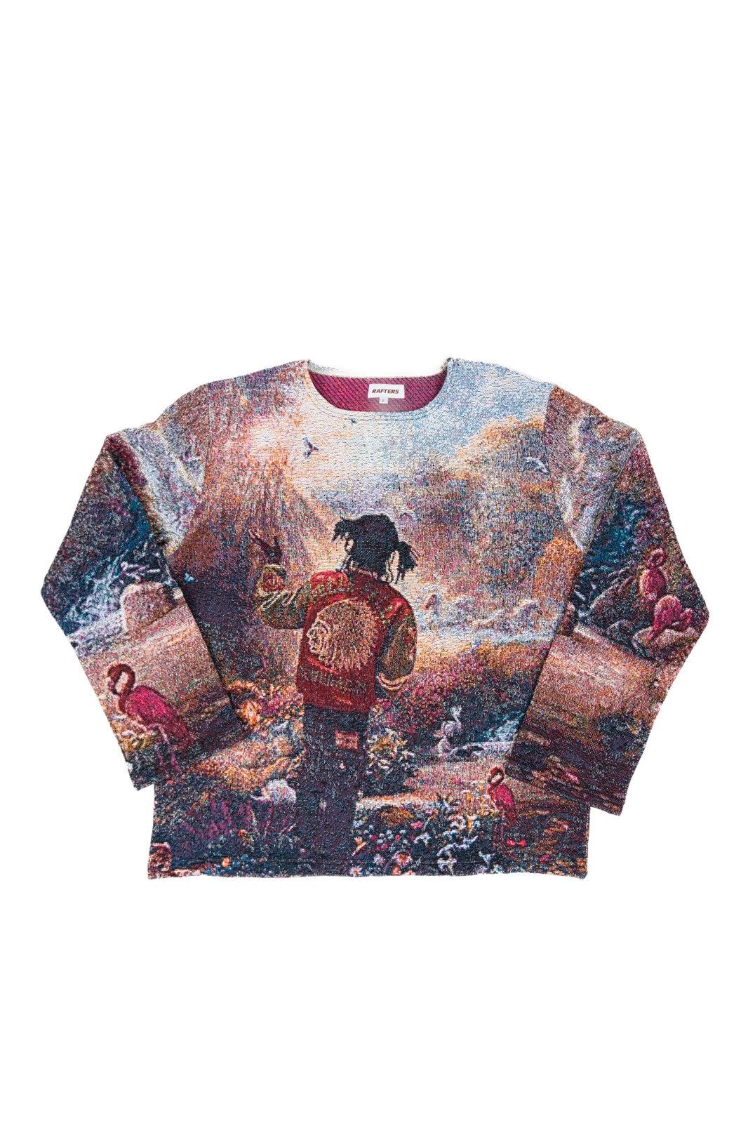 Vintage Chief Keef Vintage Woven Tapestry Style Sweater | Grailed