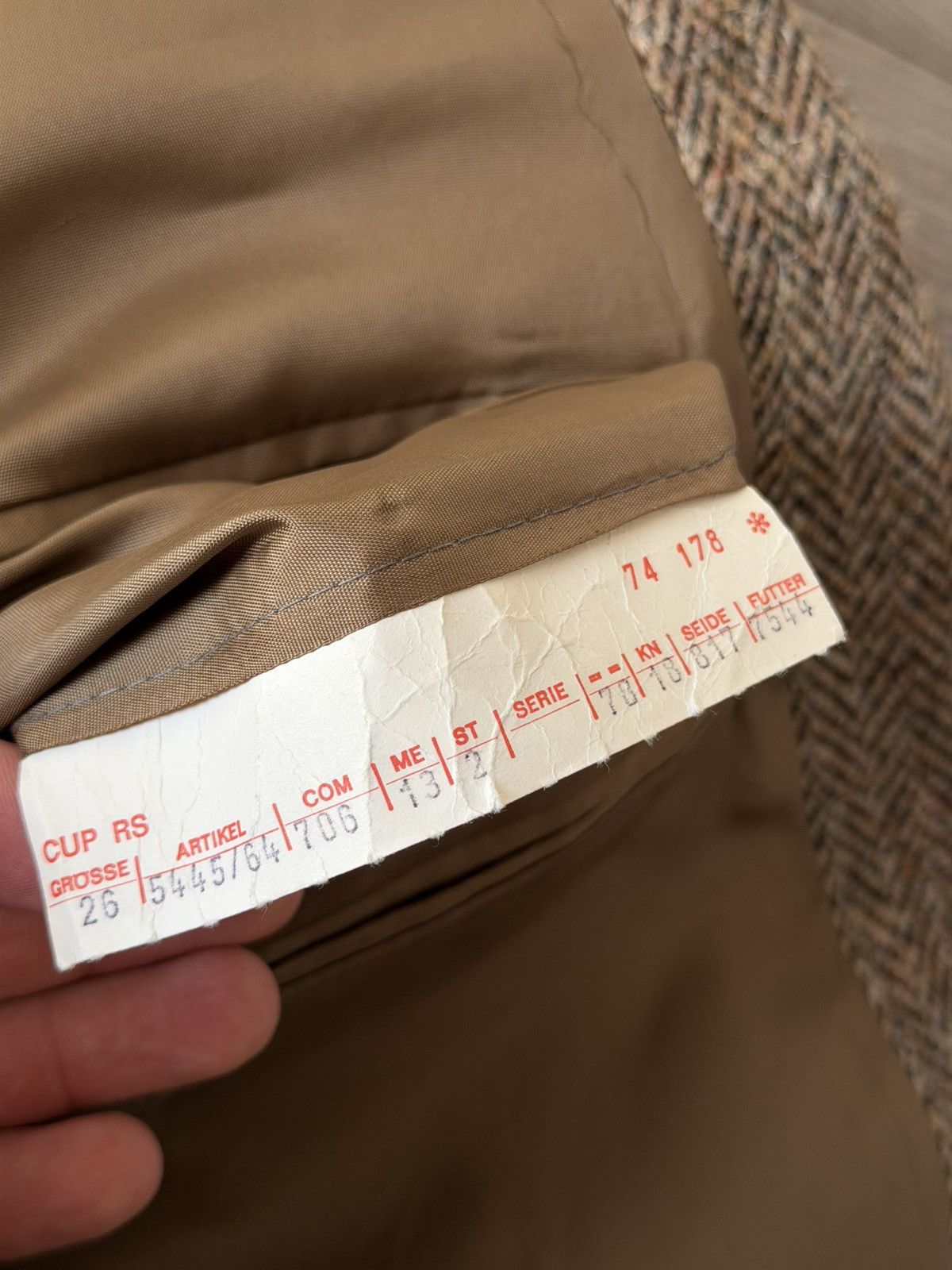 Harris Tweed ‼️Vintage Harris Tweed Scottish First EDT Wool Blazer Size 42S - 13 Thumbnail