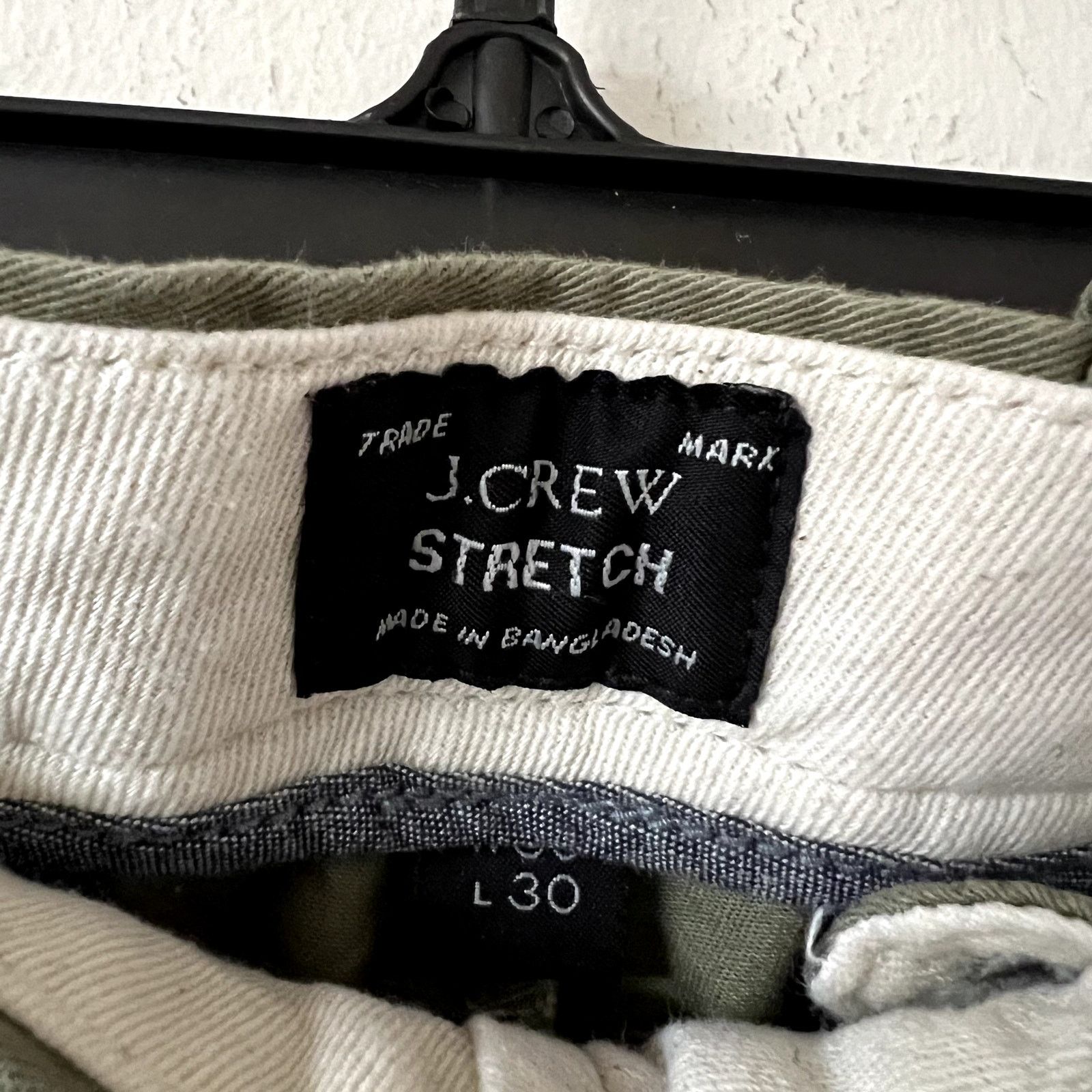 J.Crew J.Crew Stretch Chino Pants Green Men’s Size 30x30 Cotton Size US 30 / EU 46 - 4 Thumbnail