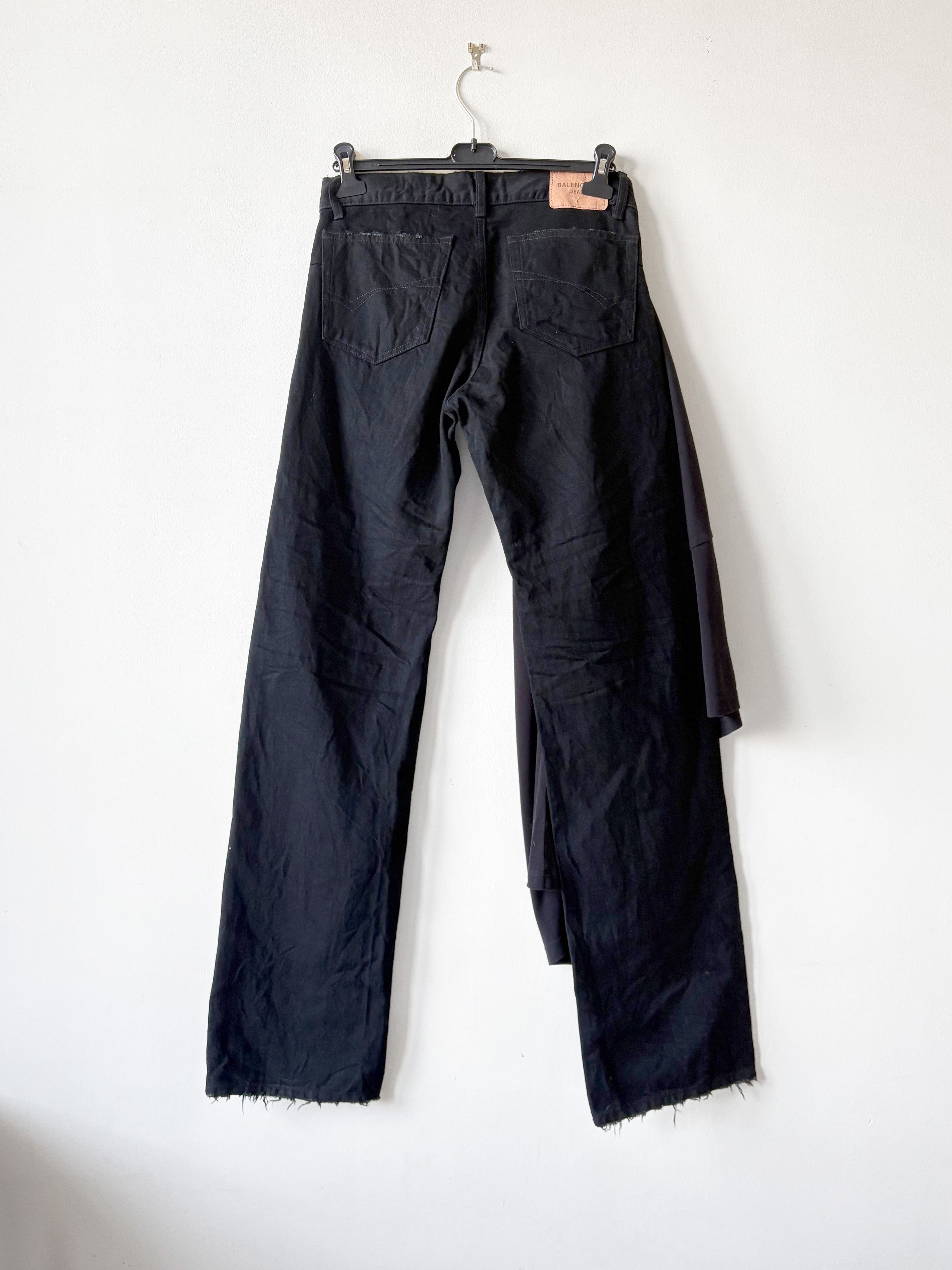 Balenciaga Balenciaga SS25 Layered Low Waisted jeans with attached polo Size US 28 / EU 44 - 2 Thumbnail