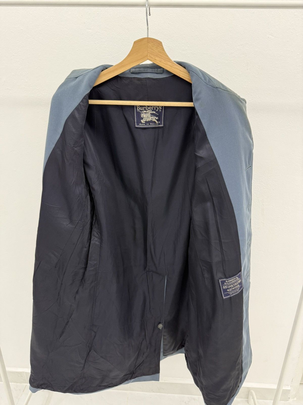 Burberry Vintage 1990s Burberry’s Coat Made in ENGLAND Casual Style Size S / US 4 / IT 40 - 7 Thumbnail