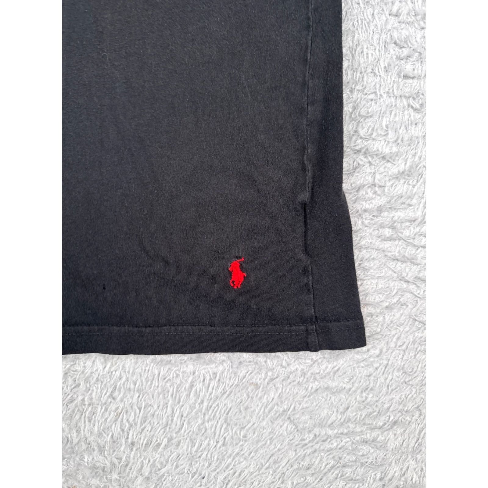 Polo Ralph Lauren Polo Ralph Lauren Sport Shirt Mens Medium Black V-Neck Short Sleeve Slim Fit Cotton Size US M / EU 48-50 / 2 - 6 Thumbnail