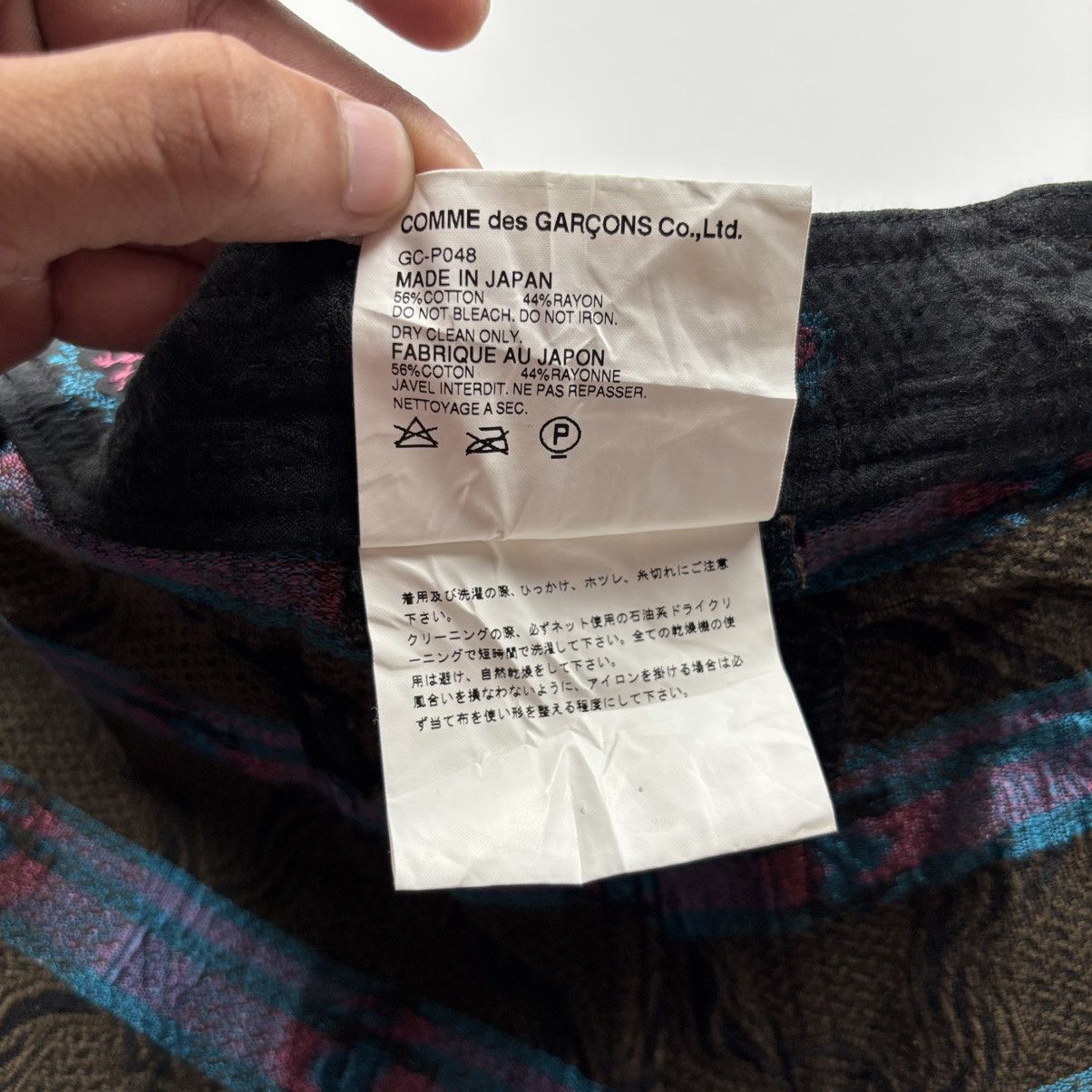 Comme des Garcons Comme des Garçons Embroidered Motif Trousers Size 29" - 10 Thumbnail