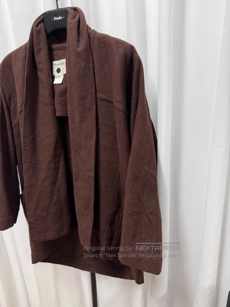 Issey Miyake Issey Miyake Scarf collar wool cardigan Size M / US 6-8 / IT 42-44 - 2 Thumbnail