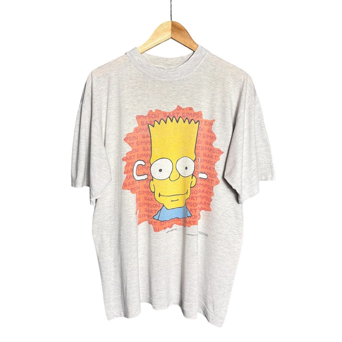 Vintage Vintage 90s The Simpson Cool Big Face Graphic T-Shirt Size US XL / EU 56 / 4 - 1 Thumbnail