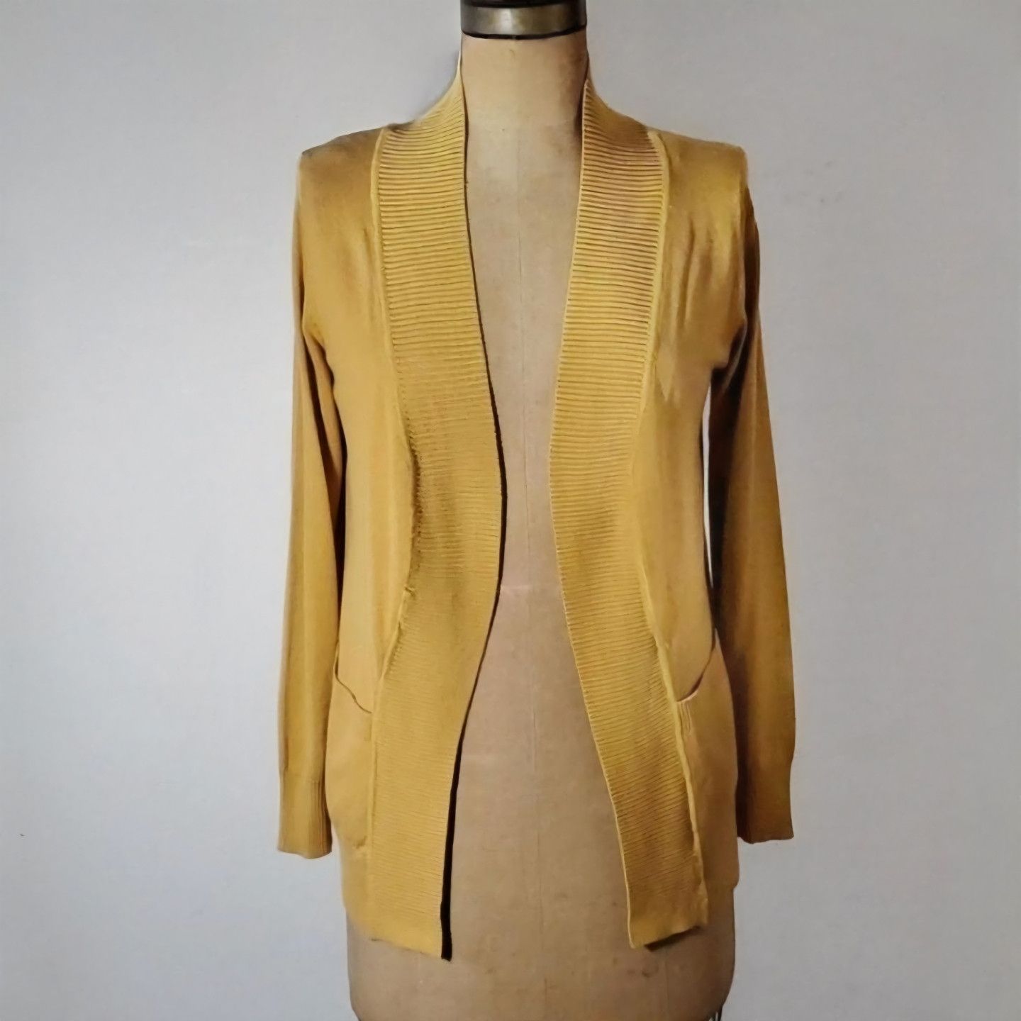 Other Cielo Size S/M Cardigan Yellow Gold Dandelion Open Front Size M / US 6-8 / IT 42-44 - 1 Thumbnail
