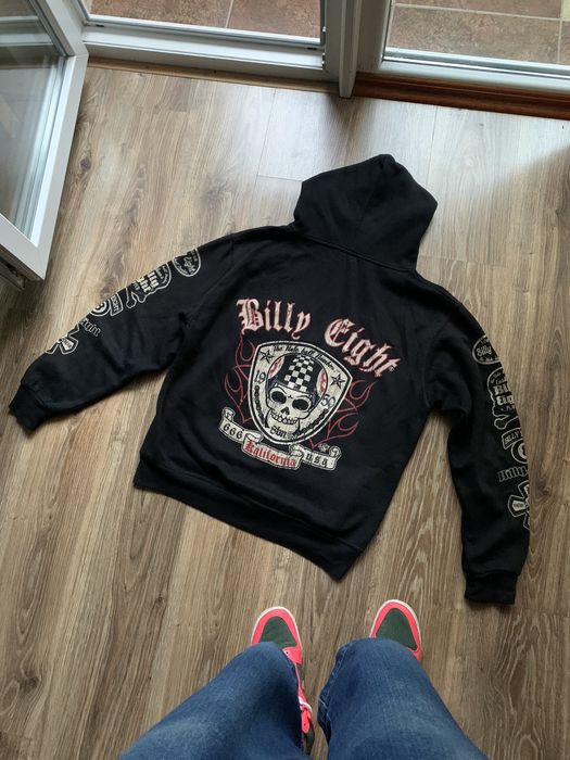 T-shirt Billy Eight Old Guardian - Noir - Coton - Style Biker