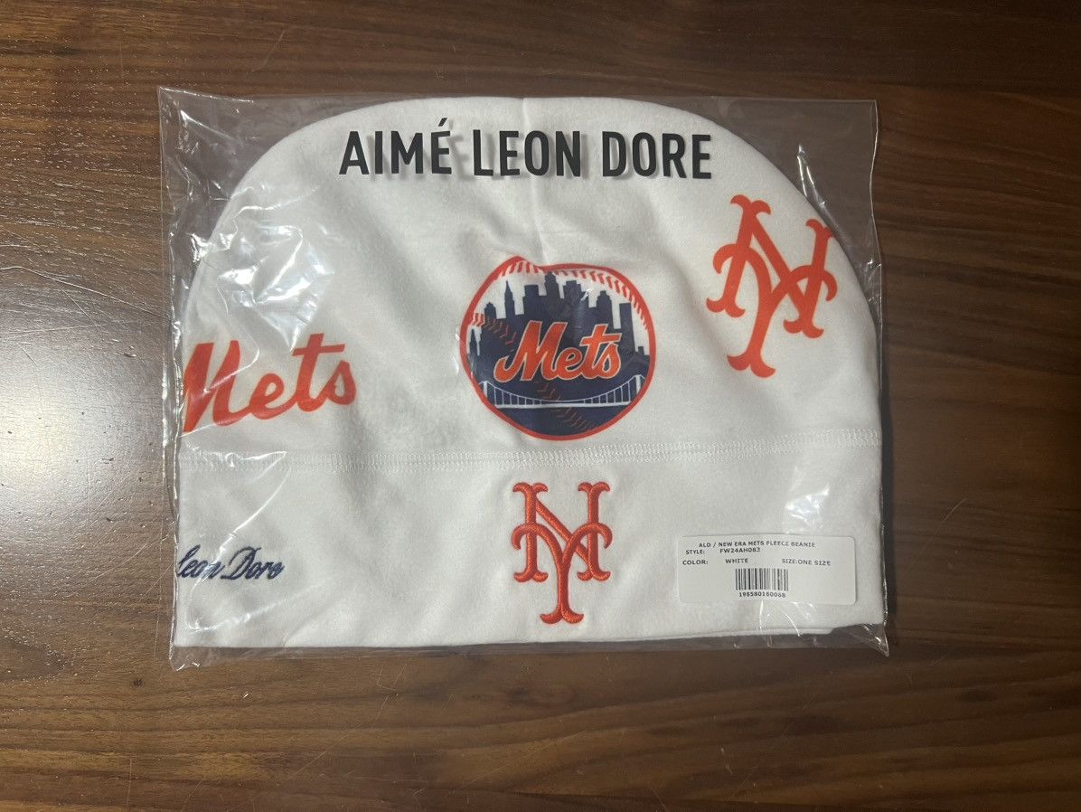 Aime Leon Dore × New Era Aime Leon Dore ALD New Era Mets Fleece Skull Cap Beanie Hat Size ONE SIZE - 1 Thumbnail