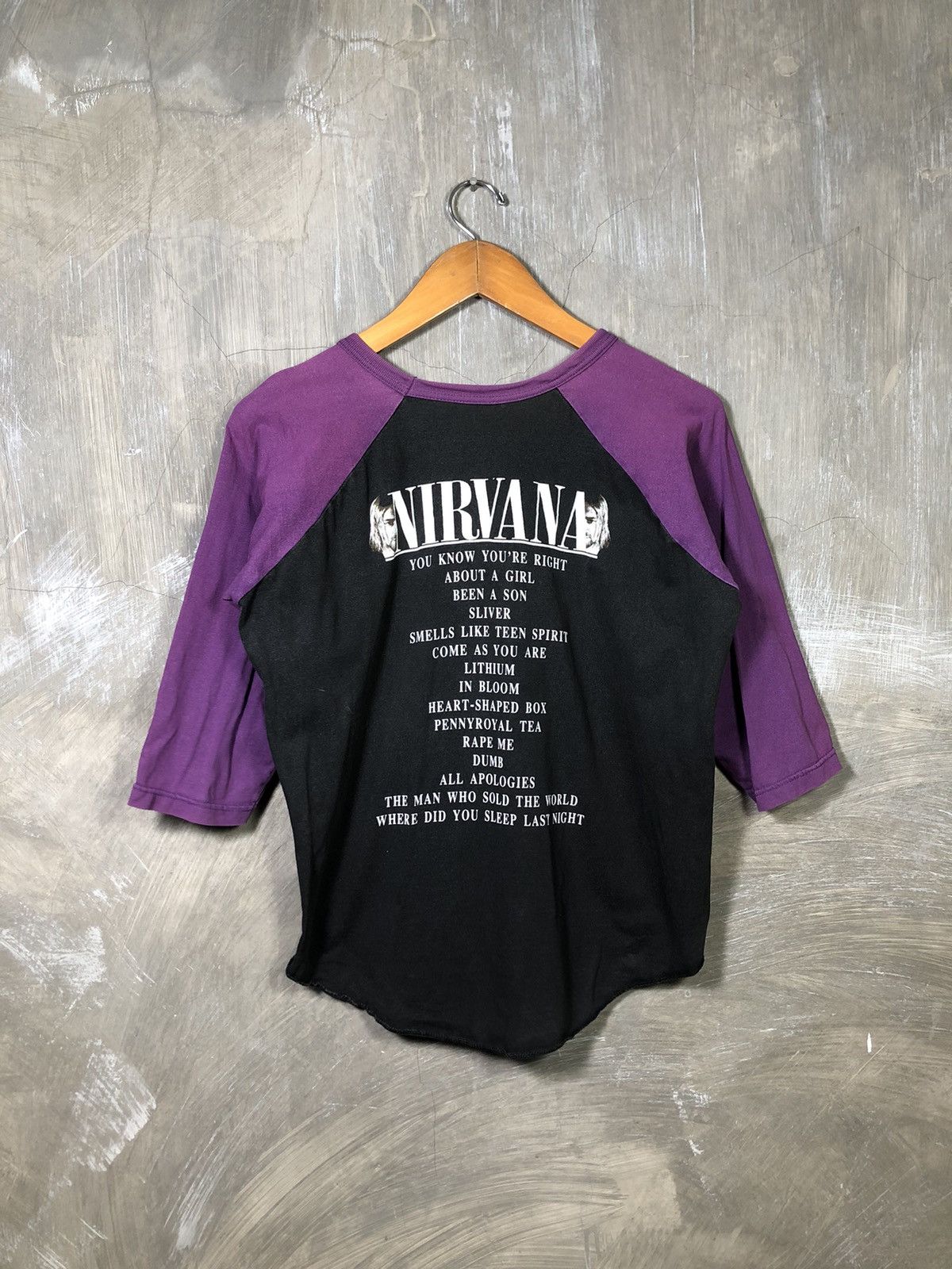 Band Tees Vintage Nirvana Longsleeve Built Up T-shirt Size S / US 4 / IT 40 - 11 Thumbnail