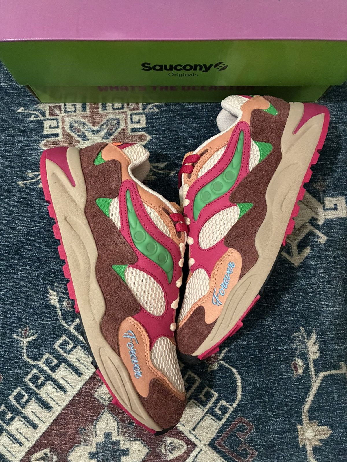 Saucony Saucony Grid Shadow 2 Jae Tips What’s The Occasion Brand New Size US 11.5 / EU 44-45 - 2 Thumbnail