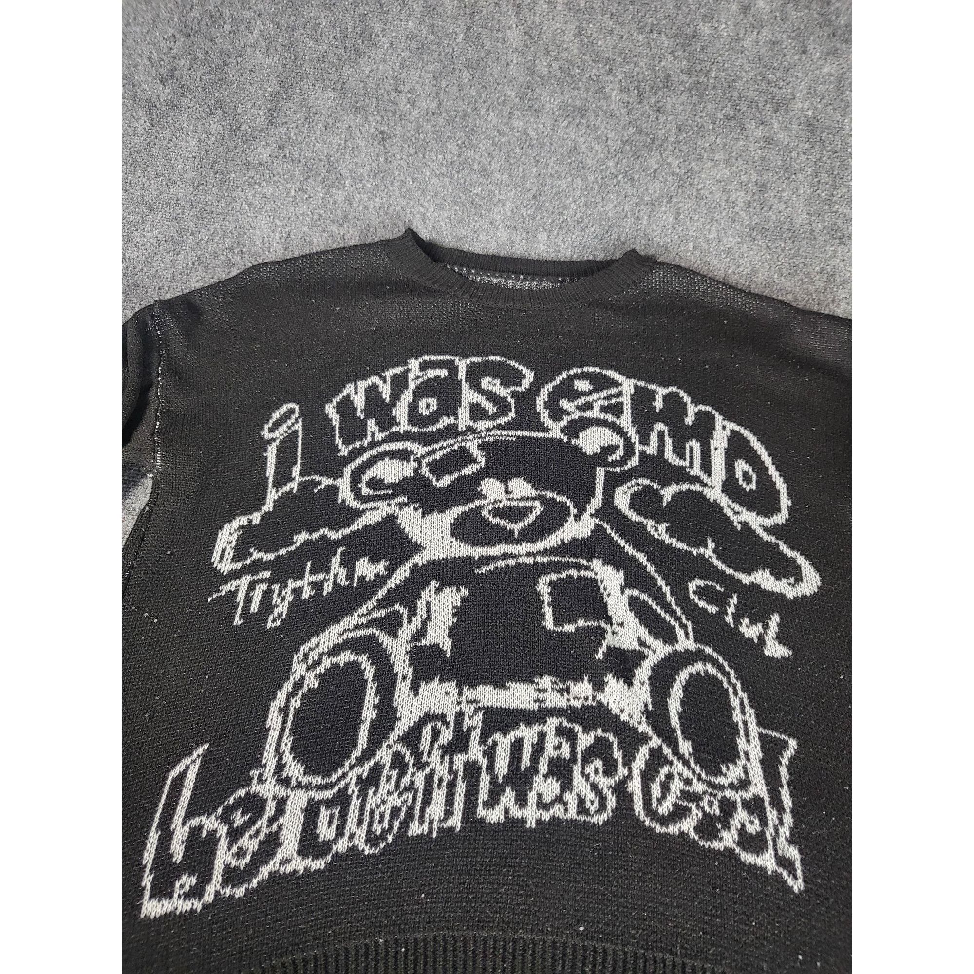Shein Shein Sweater Women Sz L i was emo before it was cool boxy j Size L / US 10 / IT 46 - 2 Thumbnail