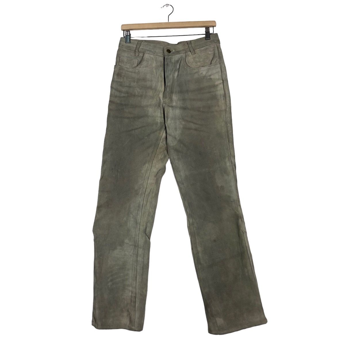 Genuine Leather 🔥Vintage Genuine Leather Cow Skin Biker Pants BBH Pants Size US 30 / EU 46 - 1 Thumbnail