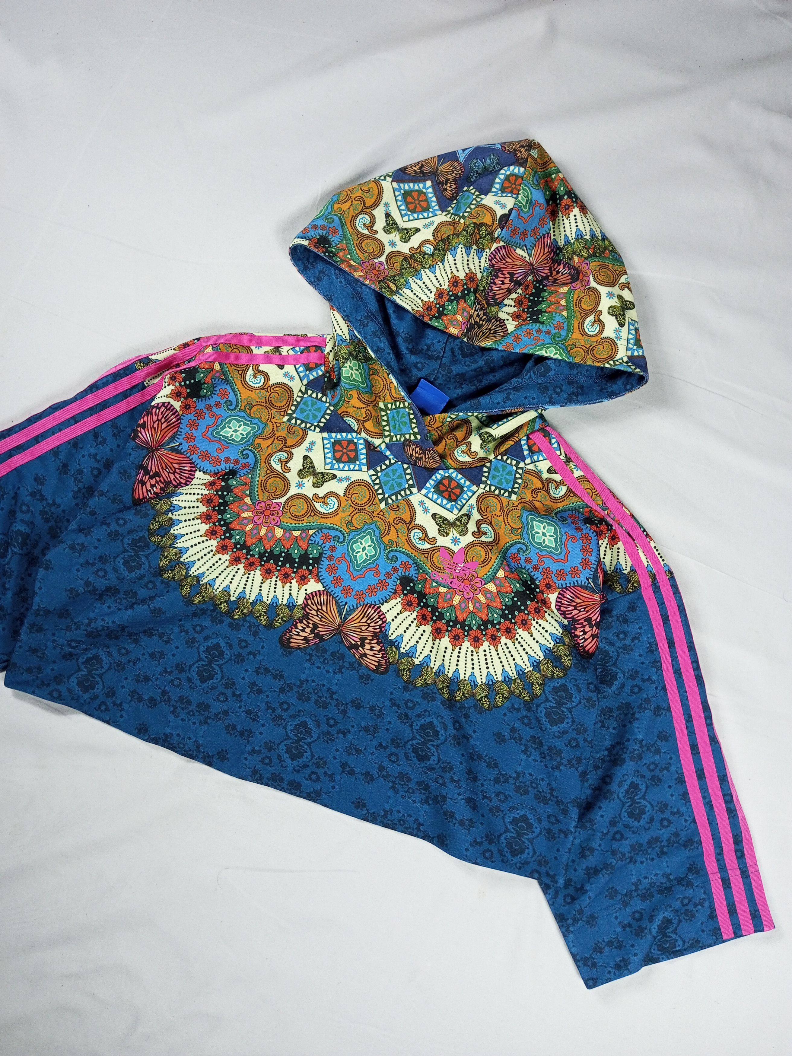 Adidas Unique Adidas Colourfull Etnic Crop Top Size M / US 6-8 / IT 42-44 - 2 Thumbnail