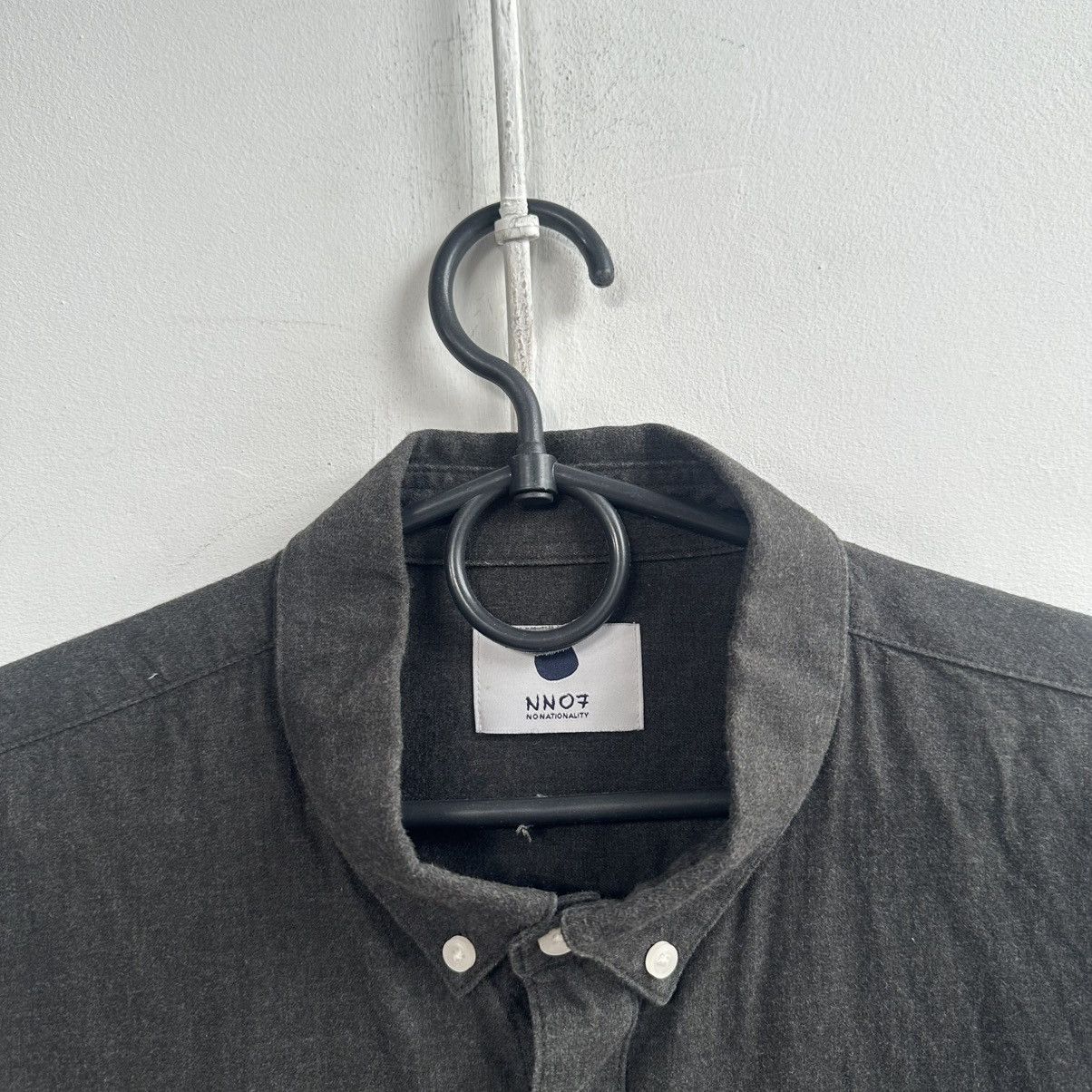 NN07 Band Collar cotton Shirt Size US L / EU 52-54 / 3 - 11 Thumbnail