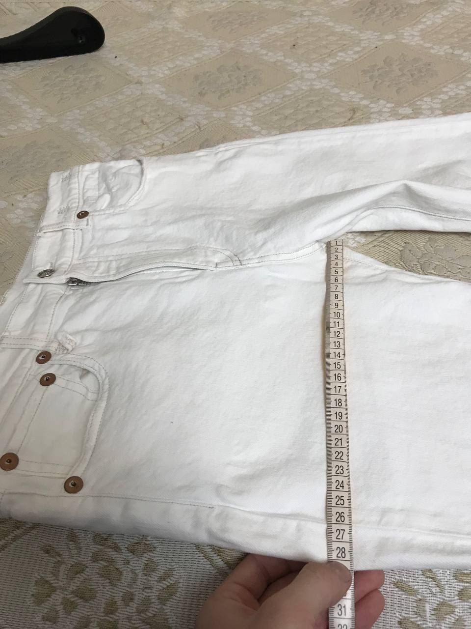R13 🔥 R13 SS25 Romeo Jean Aerin White Stretch Denim Pants Jeans Size 28" / US 6 / IT 42 - 19 Thumbnail