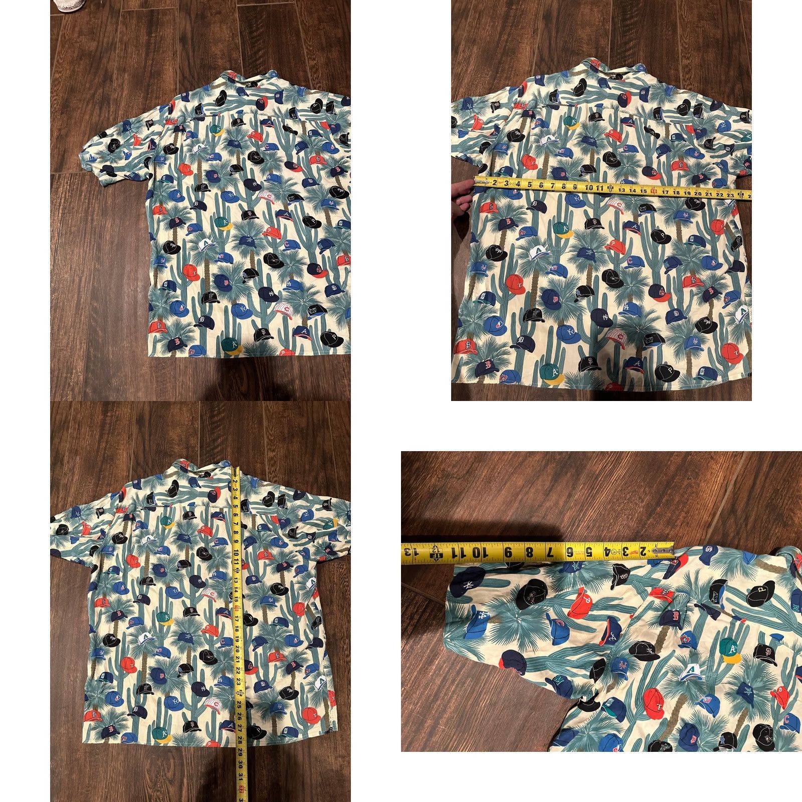 Reyn Spooner Reyn Spooner MLB Spring Training Hawaiian Shirt Large Adult Multicolor Button-Up with Floral Print Size US L / EU 52-54 / 3 - 8 Thumbnail