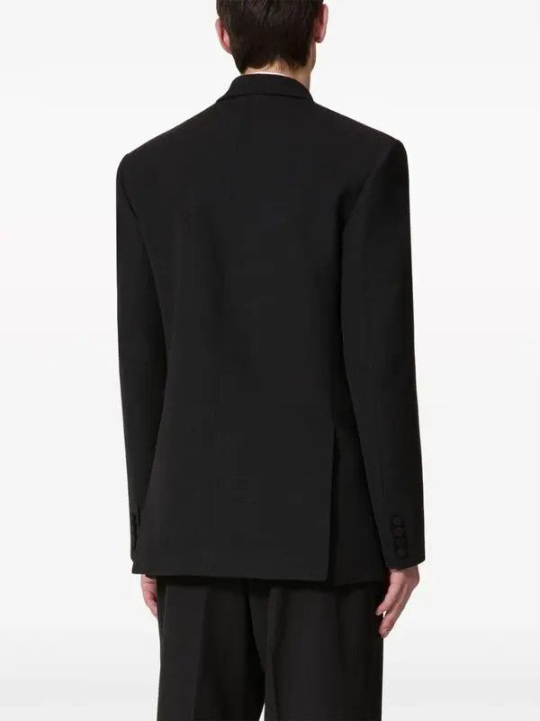 Valentino o1y0525 Blazer in Black Size US L / EU 52-54 / 3 - 3 Thumbnail