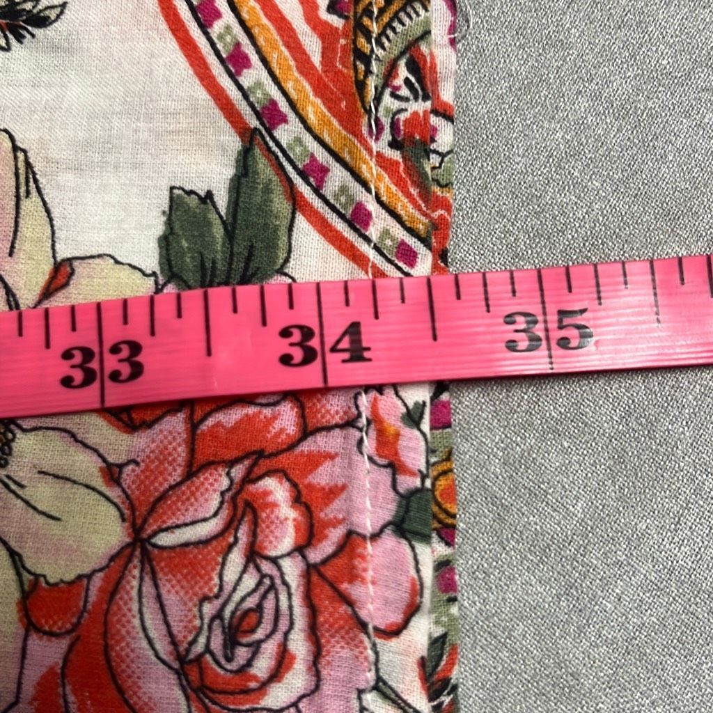 Other OndadeMar Women Small Pink Floral Paisley One Shoulder 100% Size S / US 4 / IT 40 - 10 Thumbnail