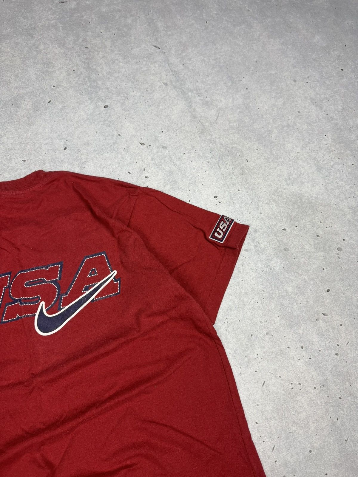 Nike Vintage Nike USA Big Swoosh Tee Shirt Size US M / EU 48-50 / 2 - 3 Thumbnail