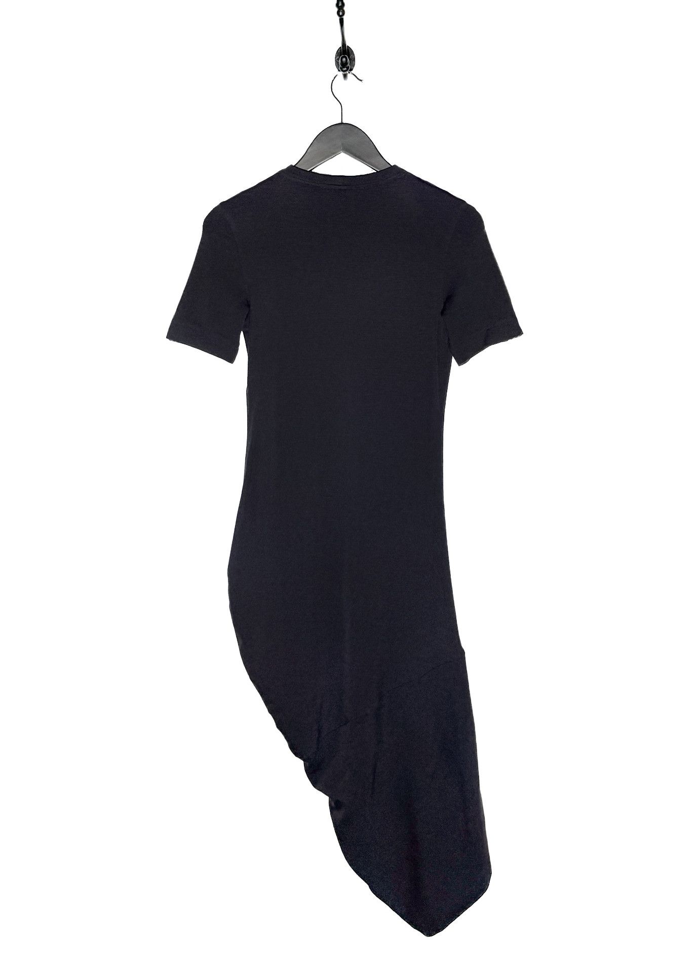 Brunello Cucinelli Brunello Cucinelli Navy Wool Monili Accent Midi Dress Size S / US 4 / IT 40 - 3 Thumbnail