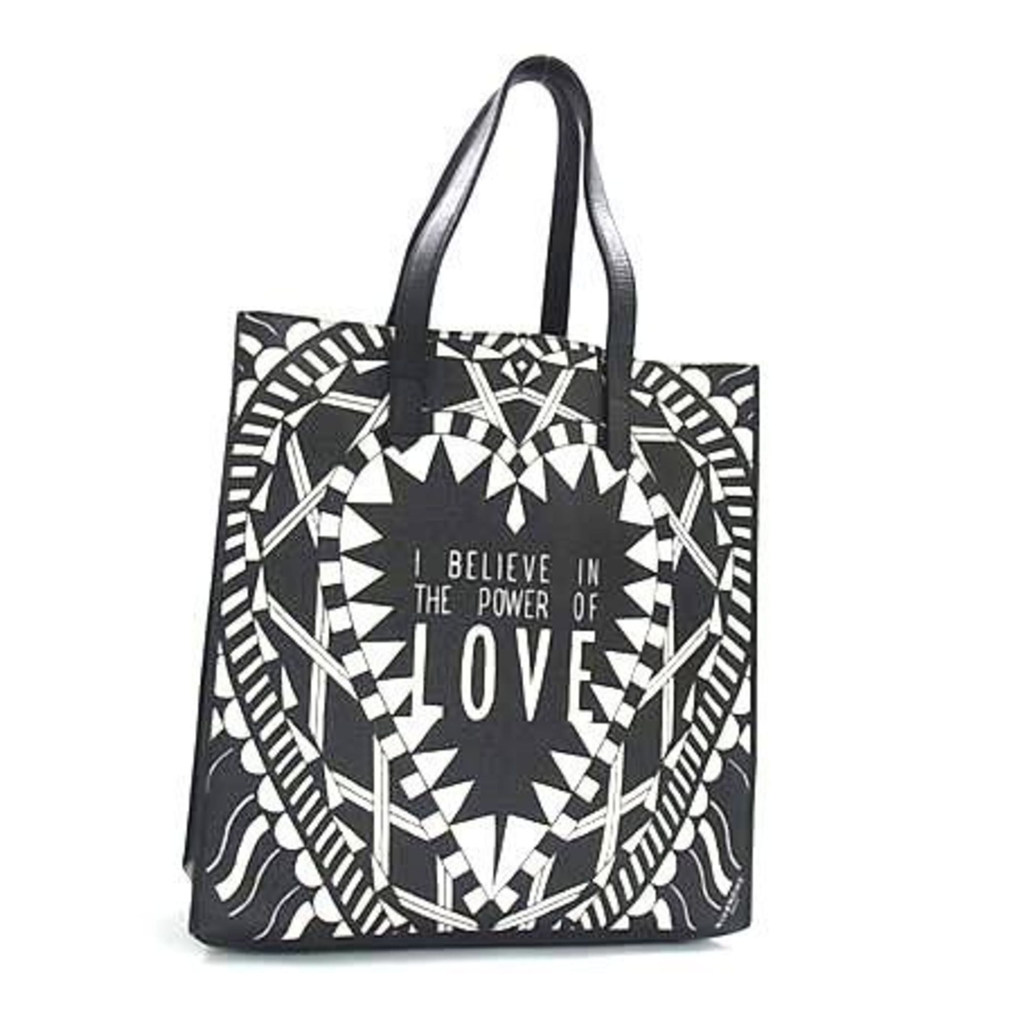 Givenchy GIVENCHY Power of Love tote bag in black and white, heart pattern for men women Size ONE SIZE - 1 Thumbnail