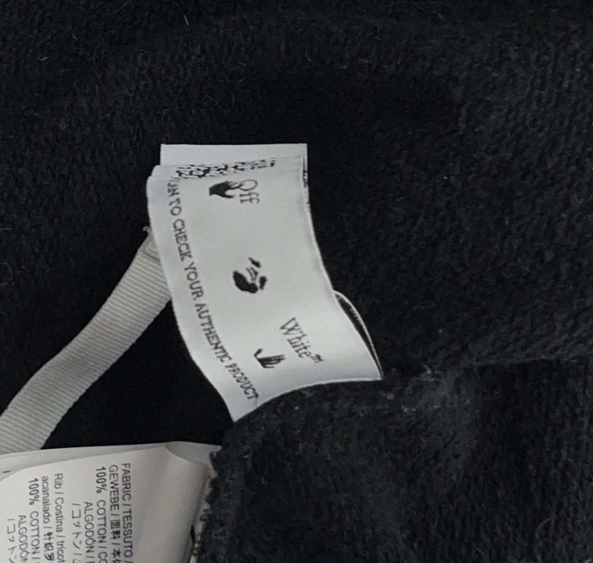 Off-White Off-White™ Diagonal Arrows Hoodie — Black/Blue — Size M Size US M / EU 48-50 / 2 - 6 Thumbnail