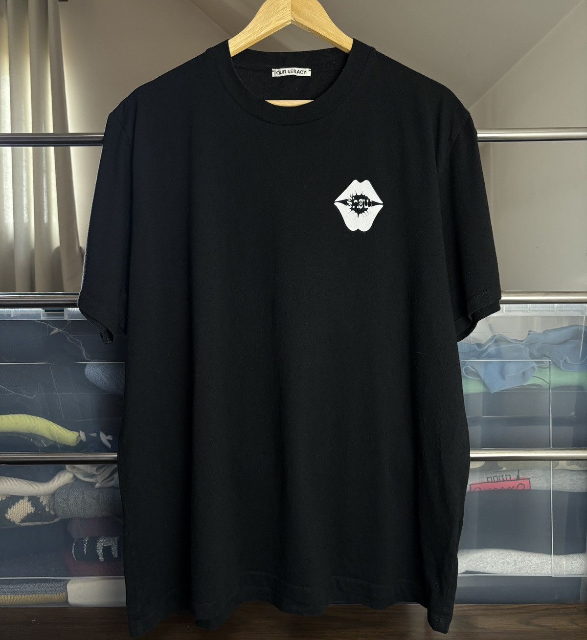 Our Legacy Our Legacy Box T-Shirt Mouth Kiss Print Size US L / EU 52-54 / 3 - 1 Thumbnail
