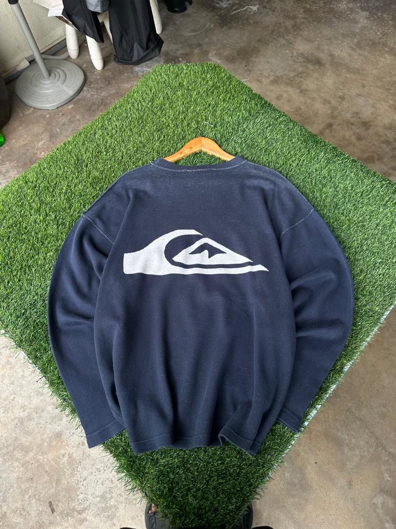 Quiksilver × Vintage QUICKSILVER SOFT KNITWEAR SWEATSHIRT Size US M / EU 48-50 / 2 - 1 Thumbnail