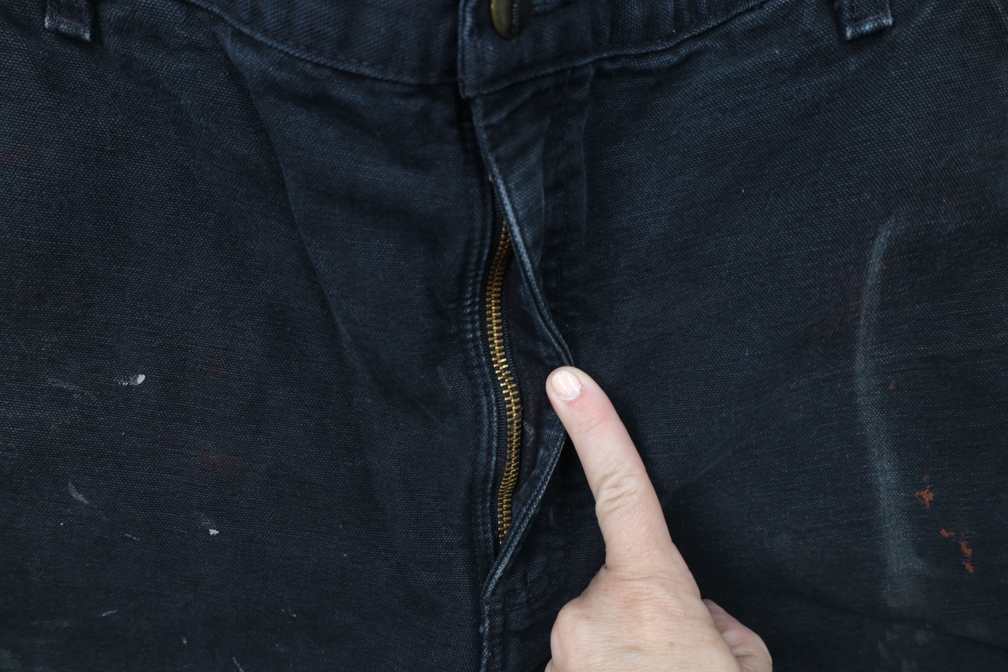Carhartt Vintage 90s Carhartt Flannel Lined Wide Leg Canvas Pants Size US 38 / EU 54 - 8 Thumbnail