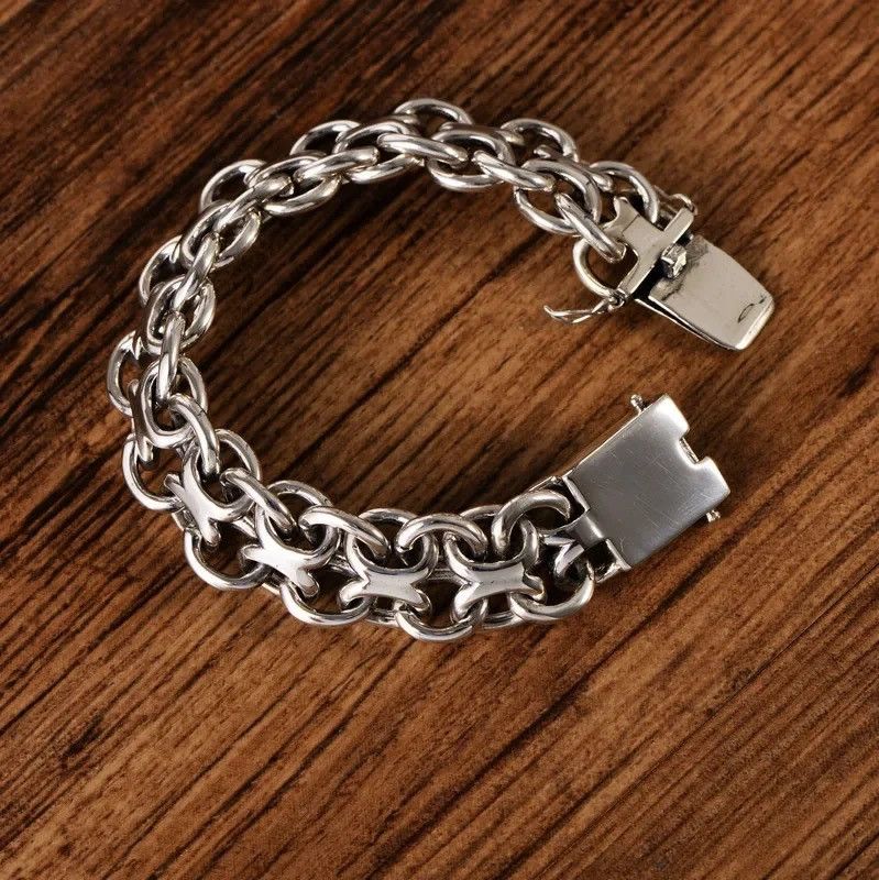Vintage Retro Circle Buckle Bracelet Size ONE SIZE - 2 Thumbnail