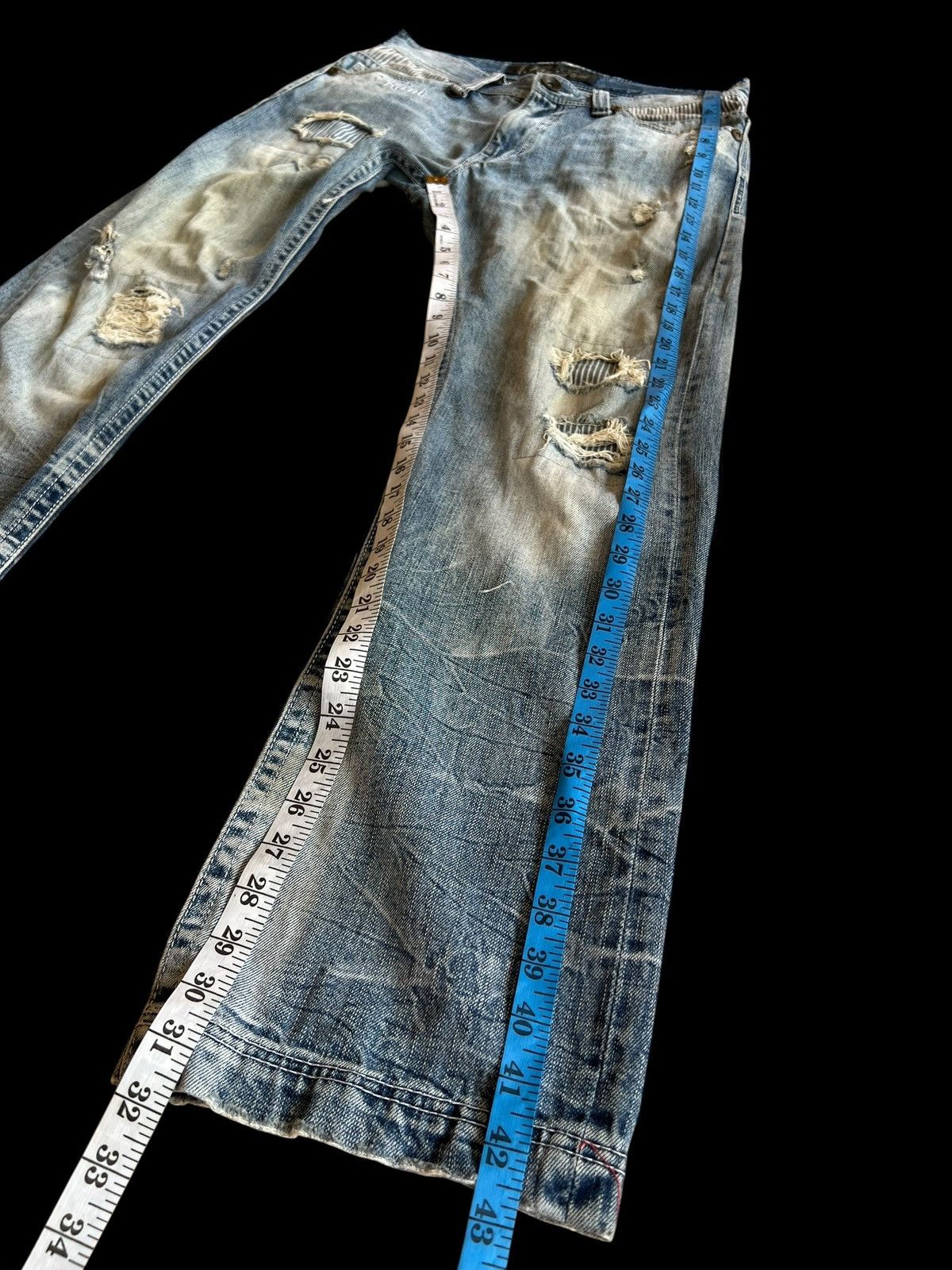 Japanese Brand Vintage Karl Kani Distress Faded Jean Size US 32 / EU 48 - 6 Thumbnail