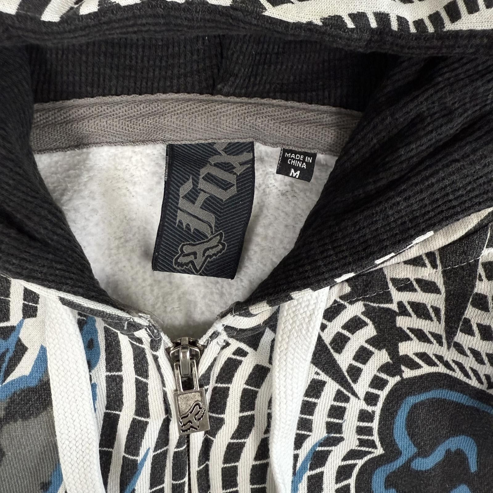 Fox Racing Fox Racing AOP Full Zip Hoodie Medium Y2K Graphic Size US M / EU 48-50 / 2 - 3 Thumbnail
