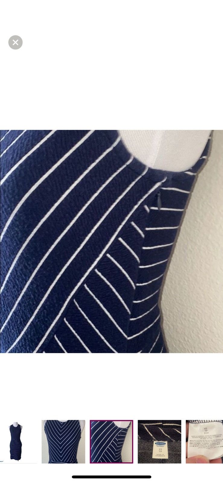 Old Navy Old navy XS striped knit dress Size XS / US 0-2 / IT 36-38 - 5 Thumbnail