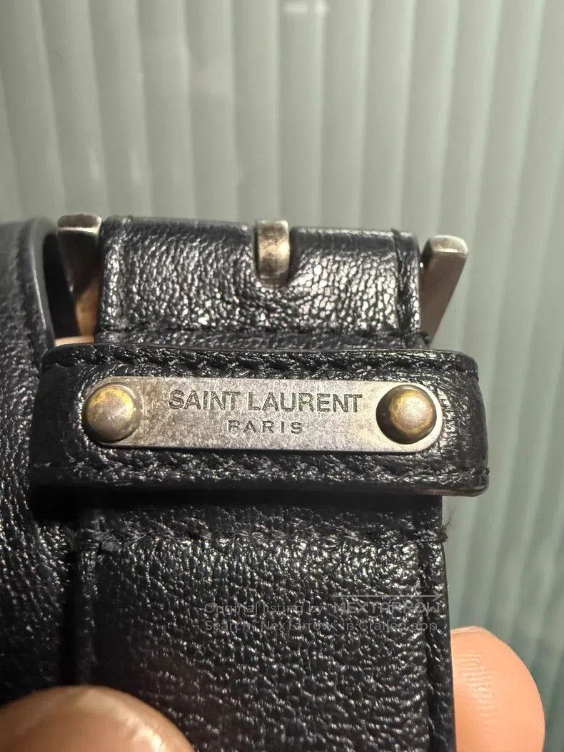 Saint Laurent Paris Saint Laurent Paris size 90 Belt, Black Size ONE SIZE - 2 Thumbnail