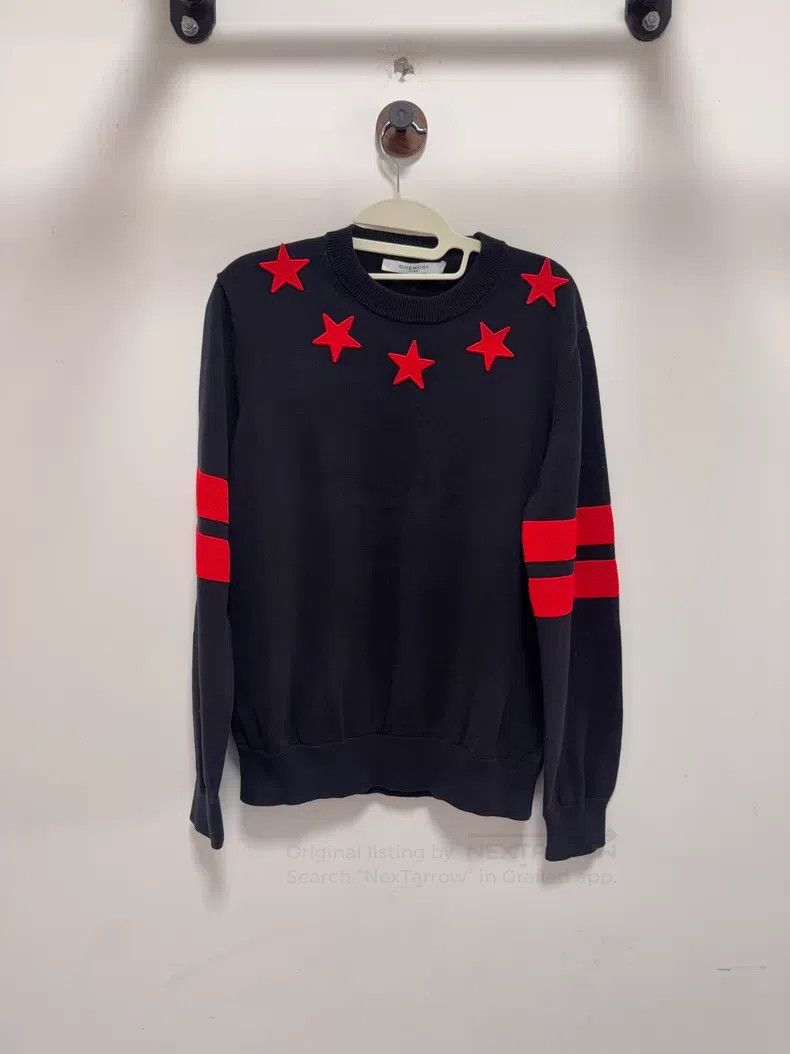 Givenchy Givenchy Starry Print Crewneck Sweatshirt Size US L / EU 52-54 / 3 - 1 Thumbnail