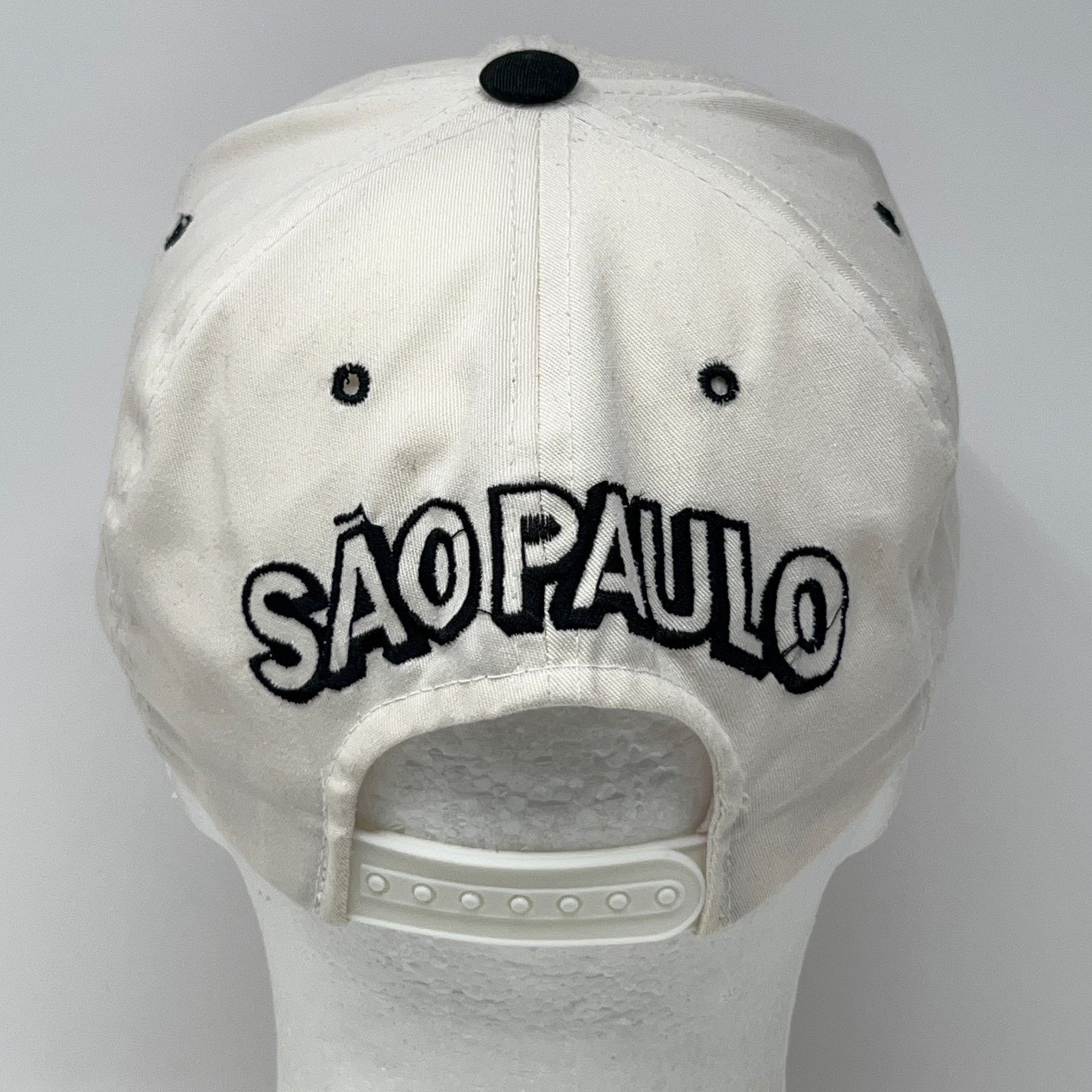 Vintage Vintage SPFC Sao Paulo FC Hat Baseball Cap Brazil White Size ONE SIZE - 3 Thumbnail
