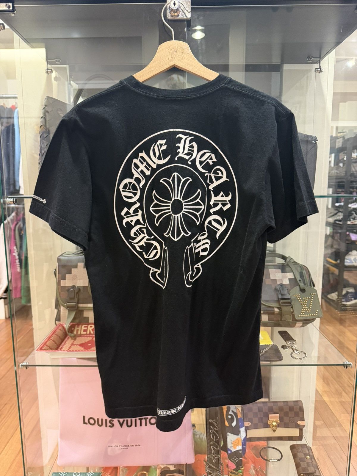 Chrome Hearts Chrome Hearts Horseshoe Logo Pocket Tee Size US M / EU 48-50 / 2 - 2 Thumbnail
