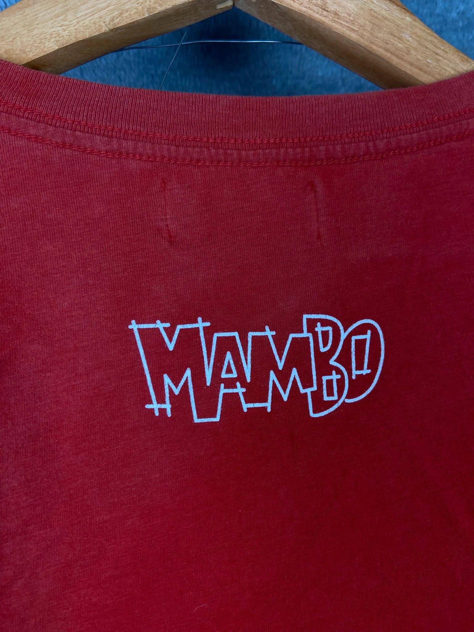Mambo Mambo Red Graphic Tee XS – Cartoon Dog Print Retro Vibe Size US XS / EU 42 / 0 - 7 Thumbnail